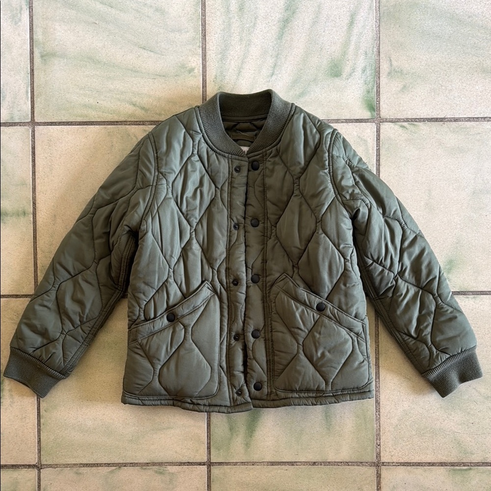 GAP Quilted Bomber Jacket